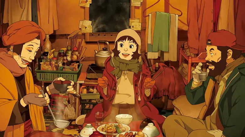 The three Tokyo Godfathers of Satoshi Kon's film