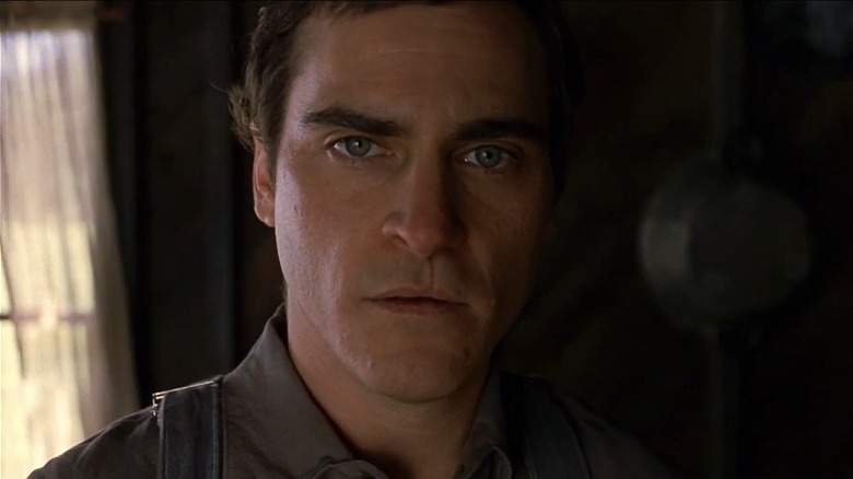 Joaquin Phoenix serious