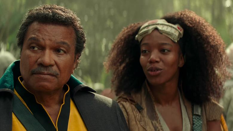 Jannah and Lando sitting together