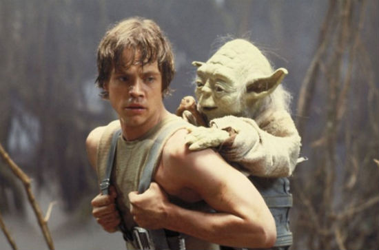 Empire Strikes Back Mark Hamill Yoda
