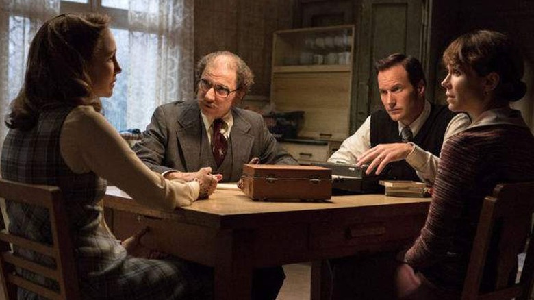 The Conjuring 2 investigation at table