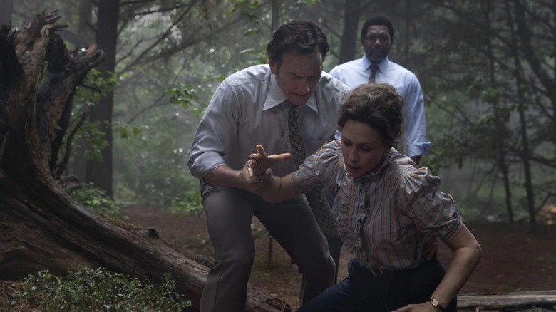 the conjuring the devil made me do it crawl through woods