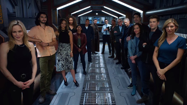 Legends past and present from the 100th episode of "Legends of Tomorrow"