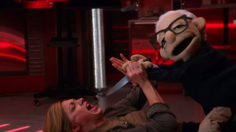Mike the Spike inhabits the Martin Stein puppet and tries to kill Ava in the "Legends of Tomorrow" episode "Hell No, Dolly"