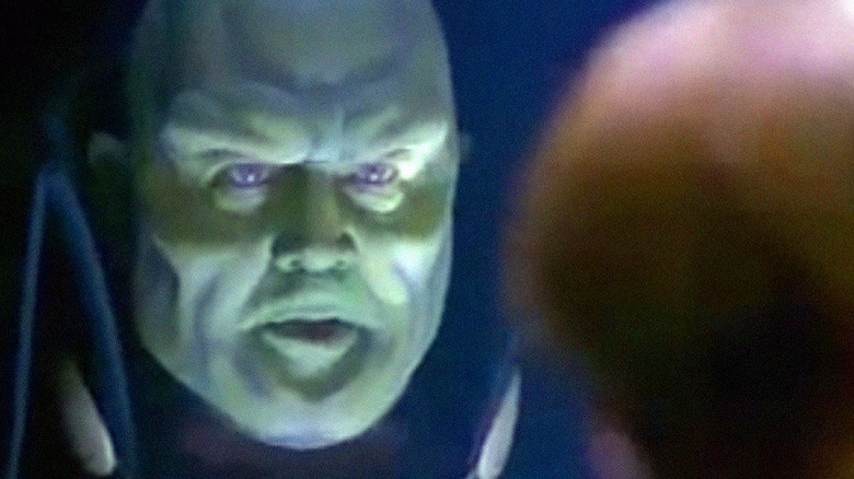 David Ogden Stiers as Martian Manhunter in the JLA Pilot