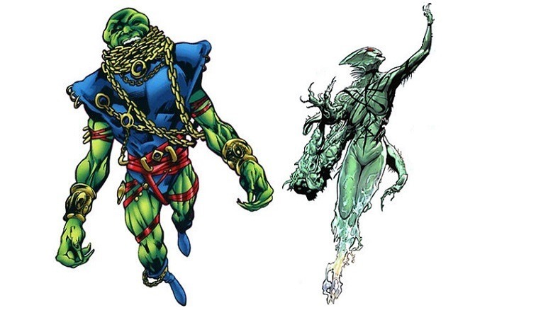 Malefic and Drazz, two Green Martians