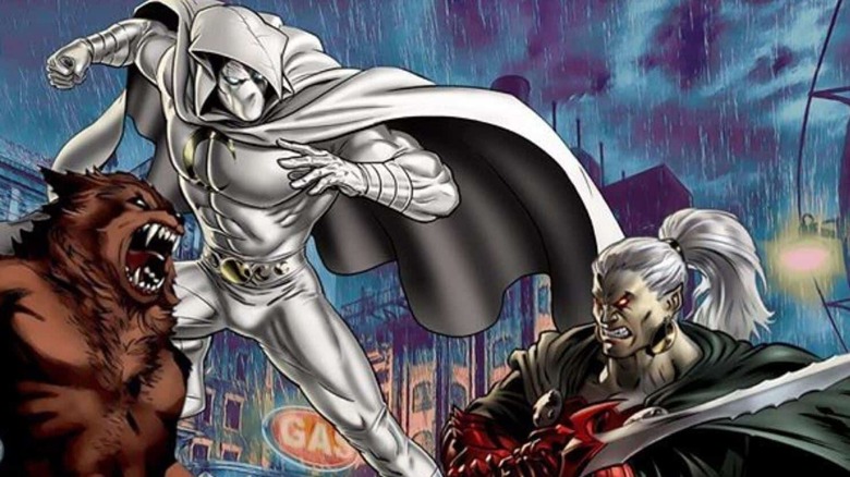 Moon Knight, Werewolf by Night, and Dracula