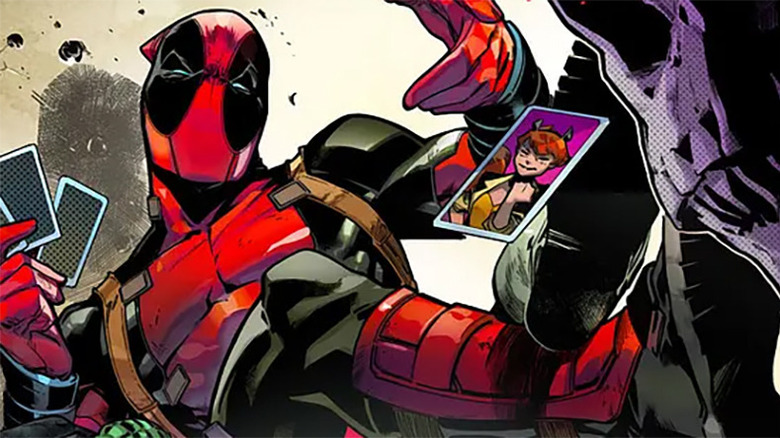Deadpool flings a Squirrel Girl card
