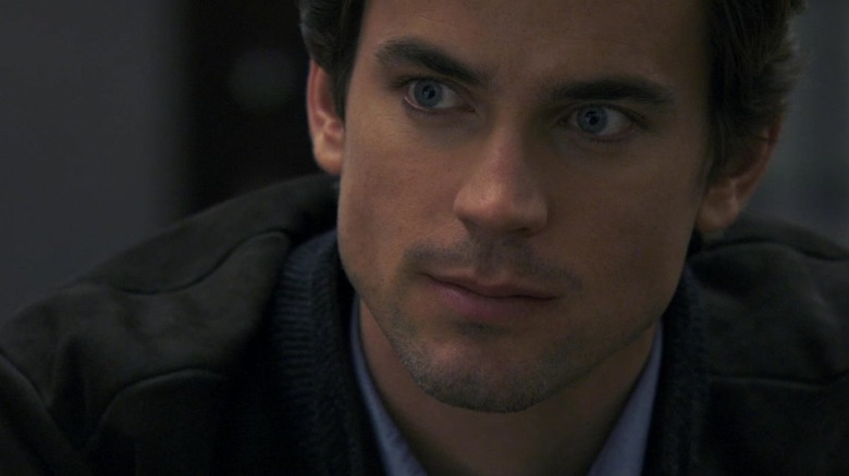 A close up of Matt Bomer's Neal on White Collar
