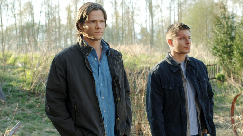 Sam and Dean in field