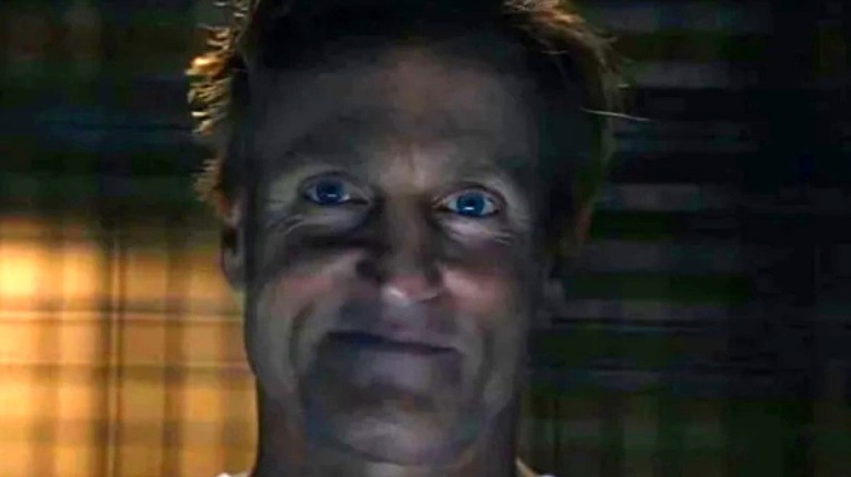 Woody Harrelson in "Venom: Let There Be Carnage" smiling