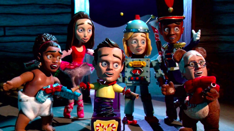 Animated Community cast standing together