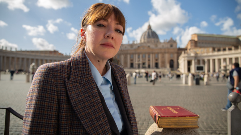 Philomena Cunk sitting