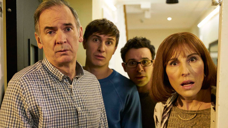 The cast of "Friday Night Dinner"