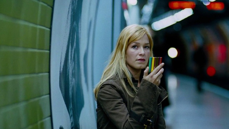 Woman in a subway