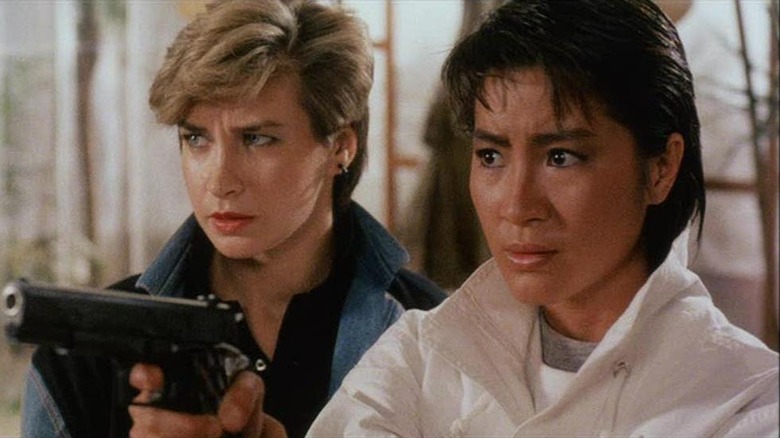 Cynthia Rothrock and Michelle Yeoh in Yes, Madam!