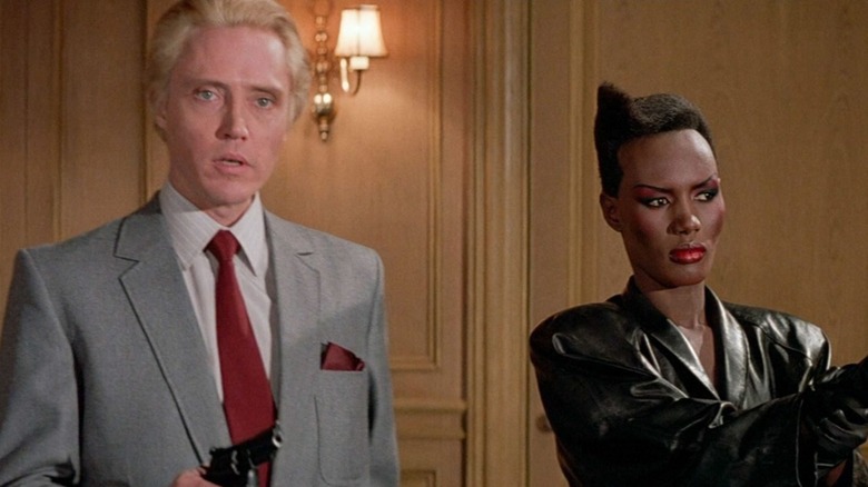 Christopher Walken and Grace Jones