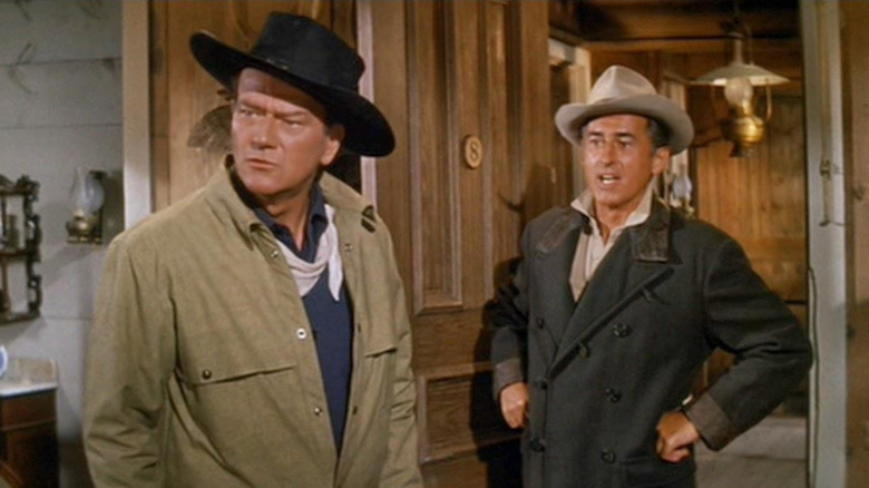 McCord (John Wayne) looks perplexed in North to Alaska