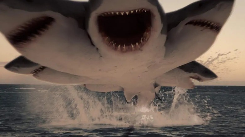 The 6-headed shark attacks