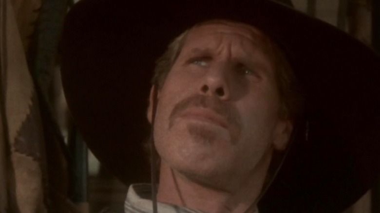Josiah Sanchez (Ron Perlman) looks wistfully upwards in The Magnificent Seven
