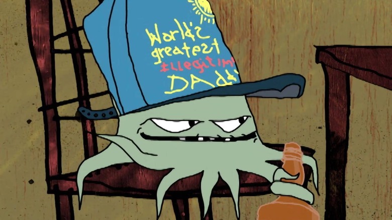 Early Cuyler wearing a hat in Squidbillies