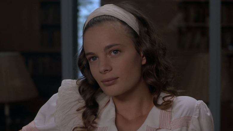 Gabrielle Anwar as Celia Graves, smiling slightly in Innocent Lies