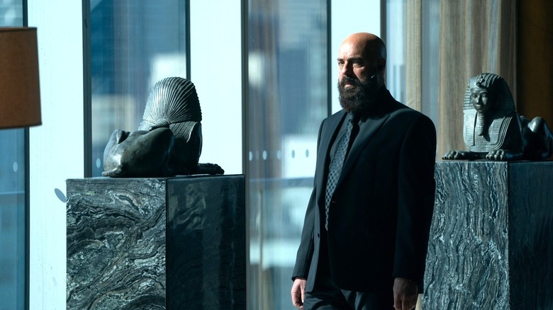 Titus Welliver's Lex Luthor staring in Titans