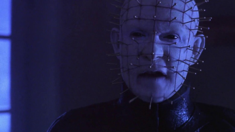 Pinhead (Doug Bradley) in the dark in Hellraiser: Hellworld