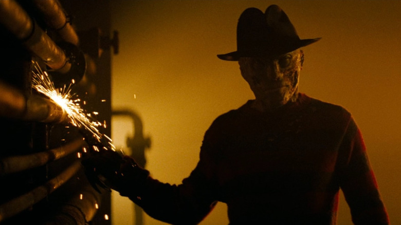 Freddy Krueger (Jackie Earle Haley) sharpening his claws in 2010's A Nightmare on Elm Street