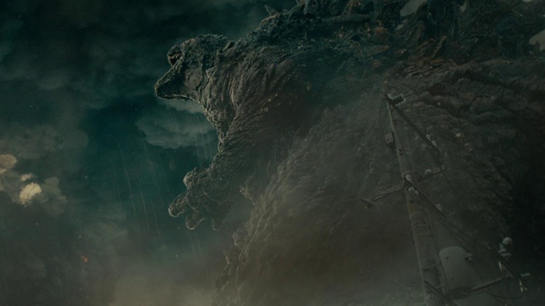 Godzilla roars in Godzilla Minus One