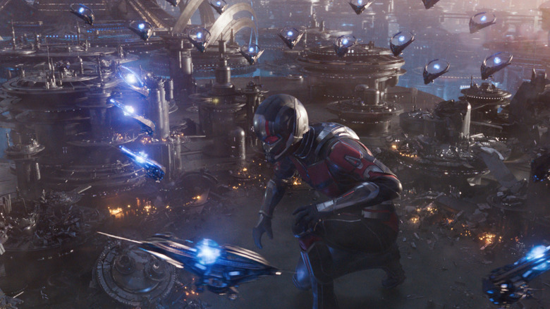 Ant-Man and the Wasp: Quantumania Ant-Man grows to smash Kang's fortress