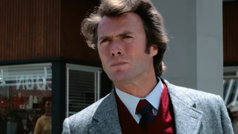 Clint Eastwood looks around