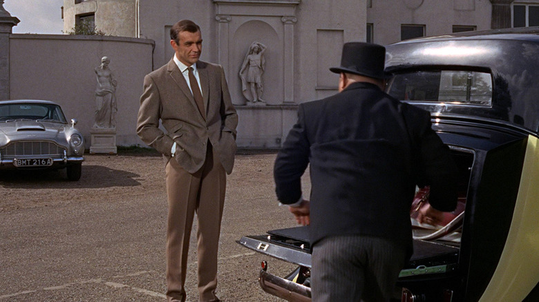 Bond chats with Oddjob