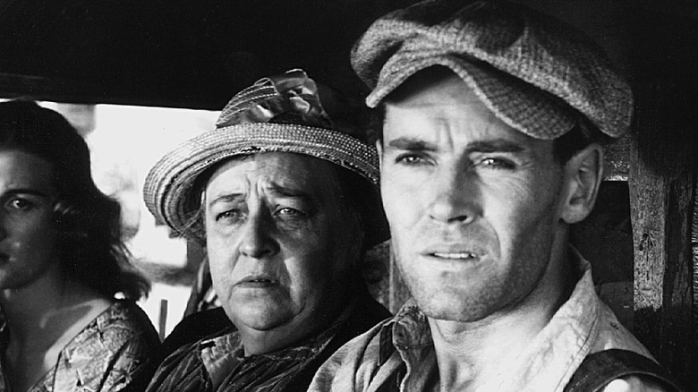 Henry Fonda drives car Dust Bowl