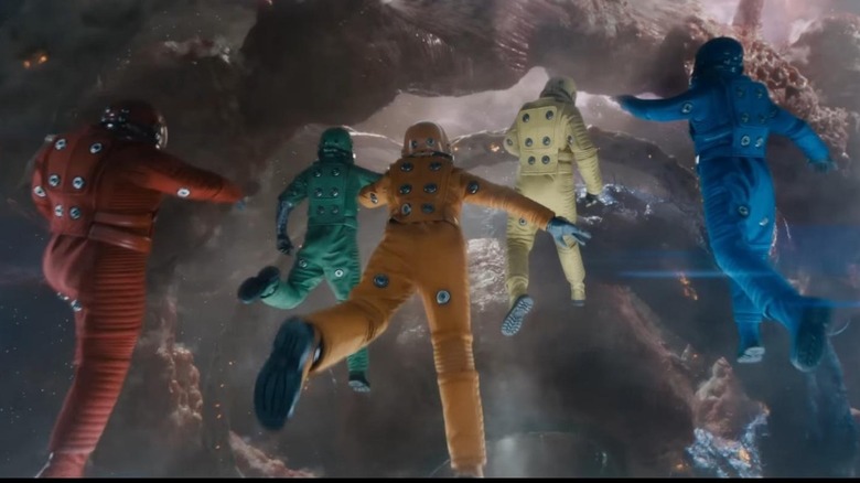 The Guardians do a space-walk