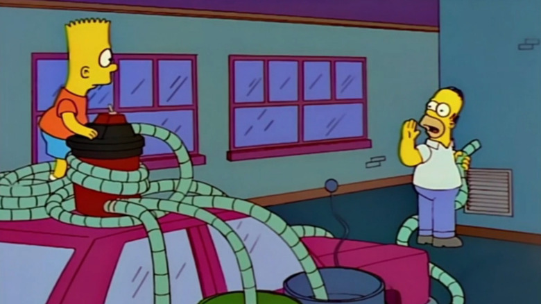 Homer stealing grease