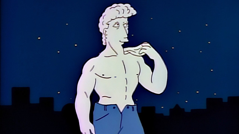 Michelangelo's David wears jeans