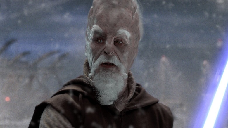 Silas Carson as Ki-Adi Mundi, about to be betrayed in Star Wars Episode III: Revenge of the Sith