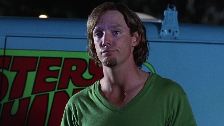 Matthew Lillard's Shaggy pulling a face in Scooby-Doo (2002)