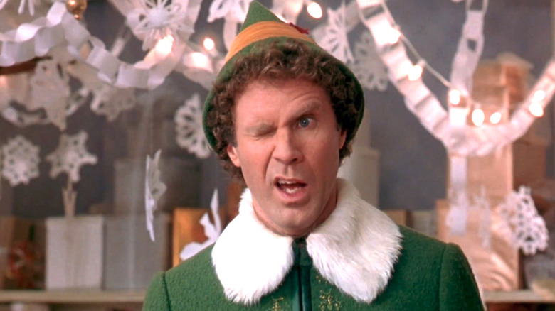 Buddy (Will Ferrell) winks in Elf