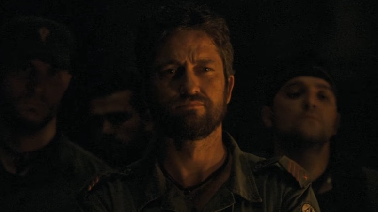 Coriolanus' Tullus Aufidius standing in front of his men