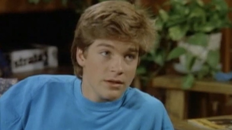 Jason Bateman as David, talking about his hair on The Hogan Family