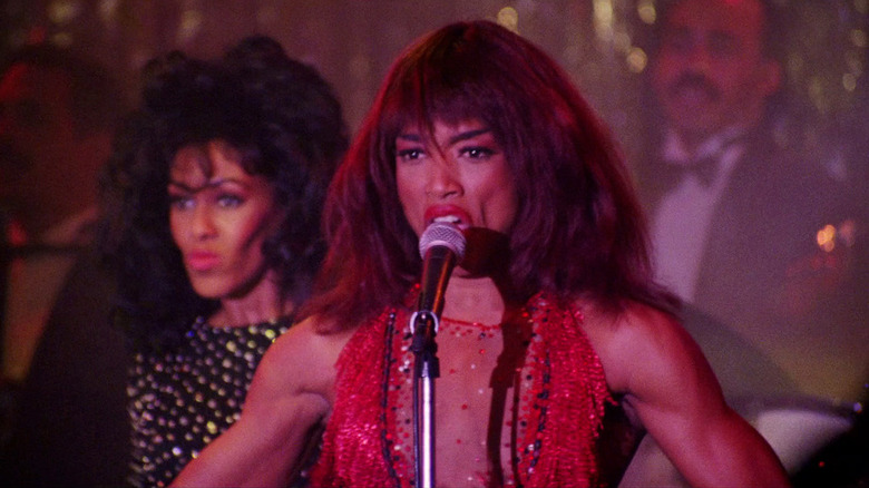 Angela Bassett as Tina Turner singing in the movie What's Love Got to Do with It