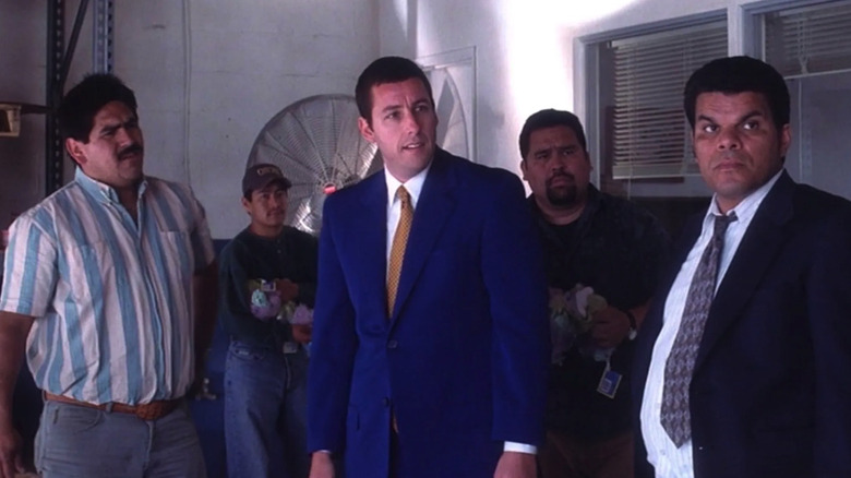 Barry Egan (Adam Sandler) looks caught off guard in Punch-Drunk Love