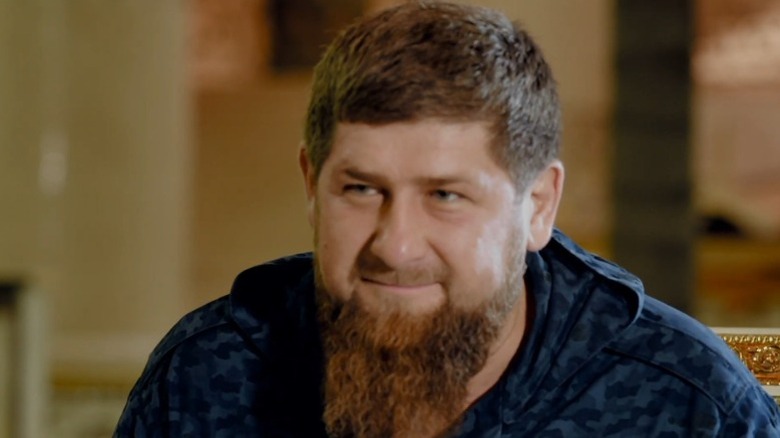 Ramzan Kadyrov smiling in Welcome to Chechnya