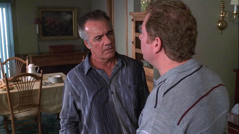 Paulie Walnuts staring at psychic man