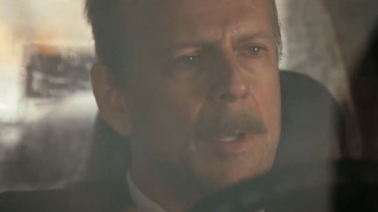 Det. Jack Mosley (Bruce Willis) looks nervous in 16 Blocks