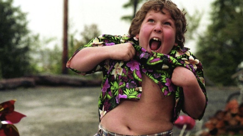 Chunk (Jeff Cohen) doing the truffle shuffle in The Goonies