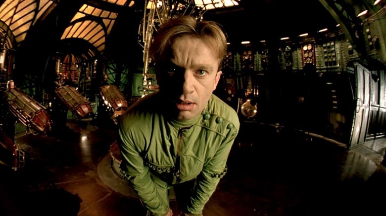 Dominique Pinon as one of the clones looking into the camera in The City of Lost Children