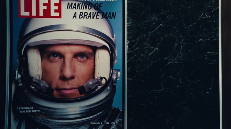 Walter Mitty (Ben Stiller) imagines himself as an astronaut